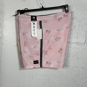 Hurley Men's Phantom Naturals Sessions 16" Boardshort Flamingo 38 $60